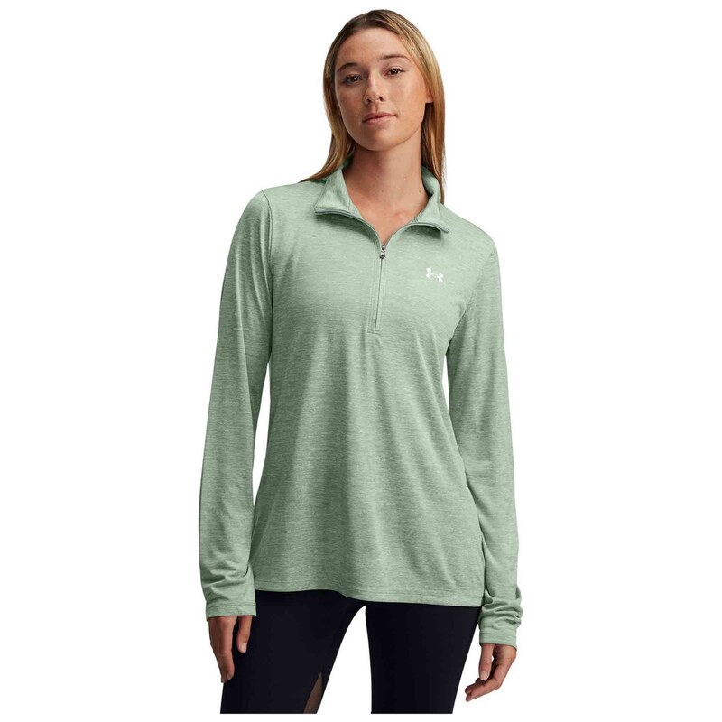 Dámská Mikina Under Armour Tech 1-2 Zip Twist Zelená zelená XS