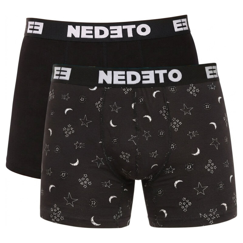 2PACK pánské boxerky Nedeto vícebarevné (2NBV21)