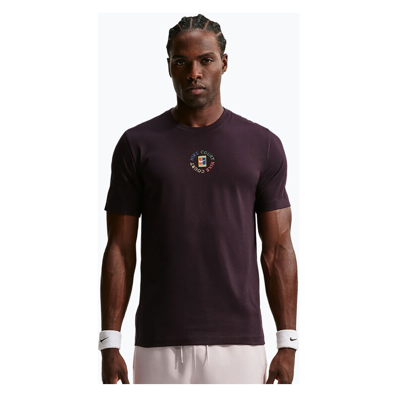 Polo tričko Nike Court Dri-Fit Burgundy Ash
