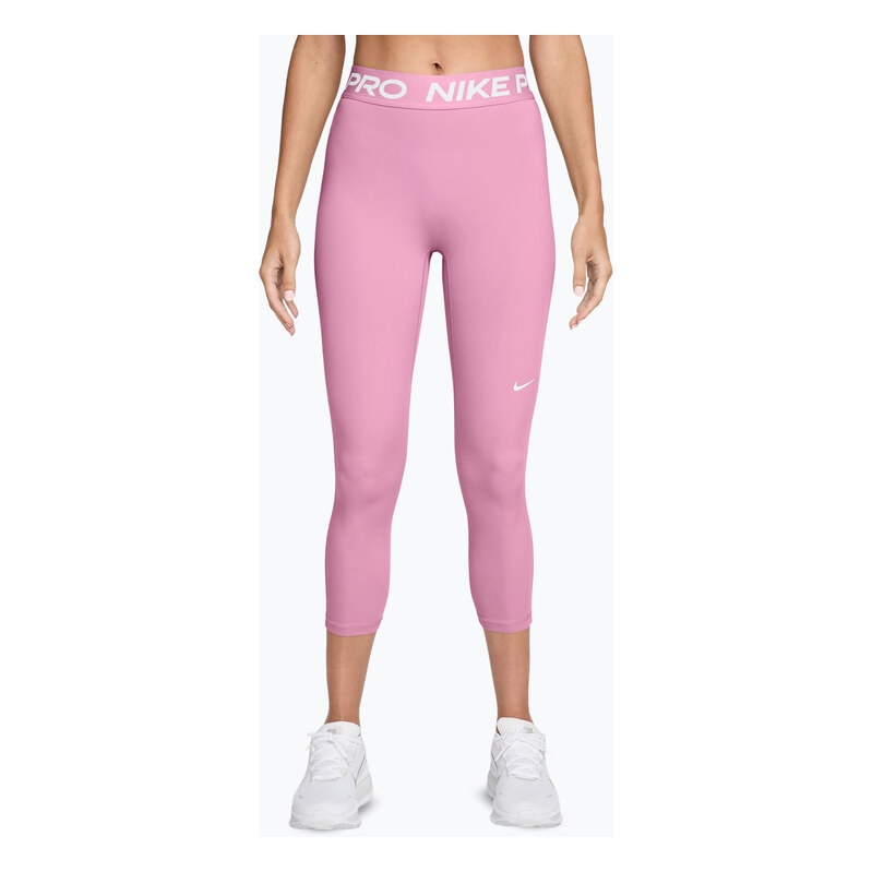 Dámské legíny Nike Pro pink rise/white