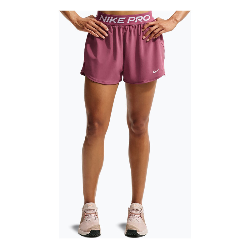 Dámské tréninkové šortky Nike Pro pink smoke/white