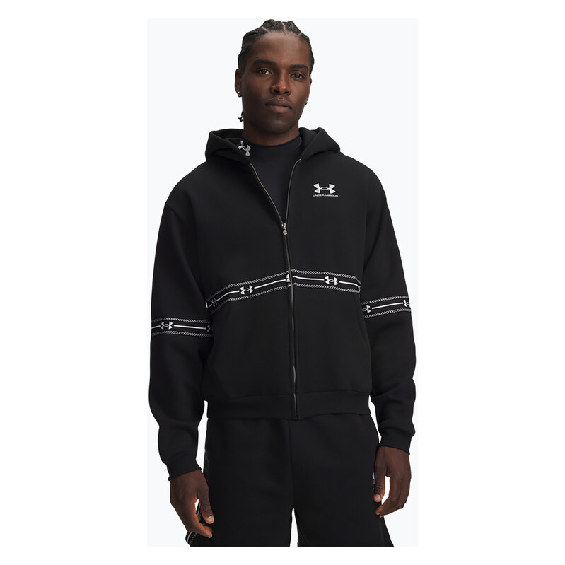 Pánská mikina Under Armour Icon Fleece Taped Full Zip ultimate