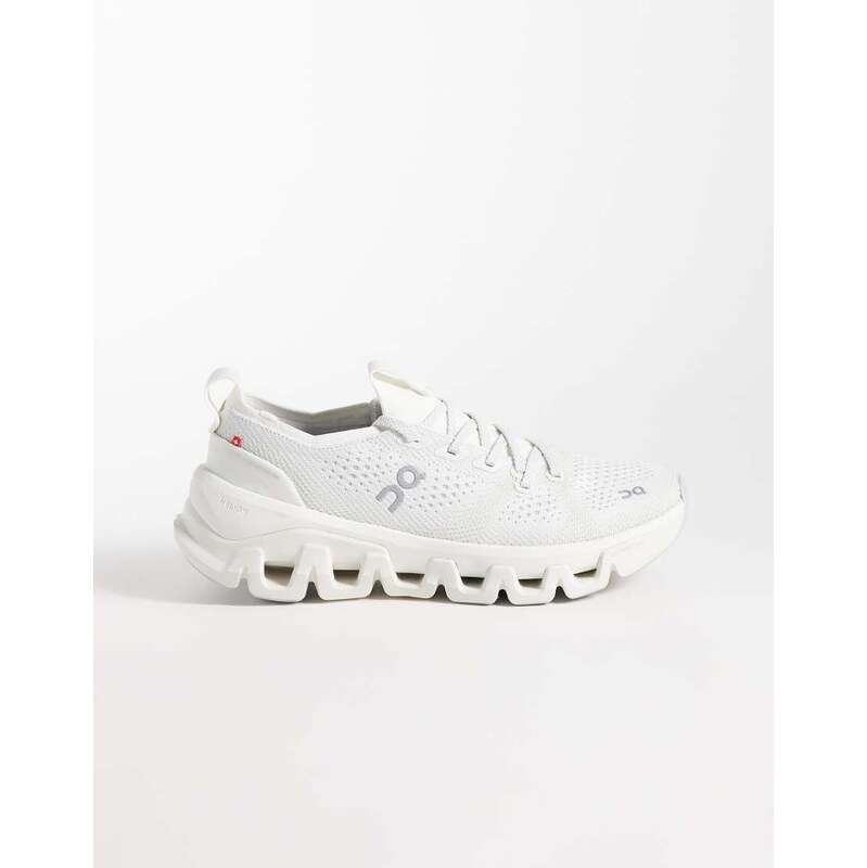 ON Cloud X Tempo training trainers in Ivory and Ice-White