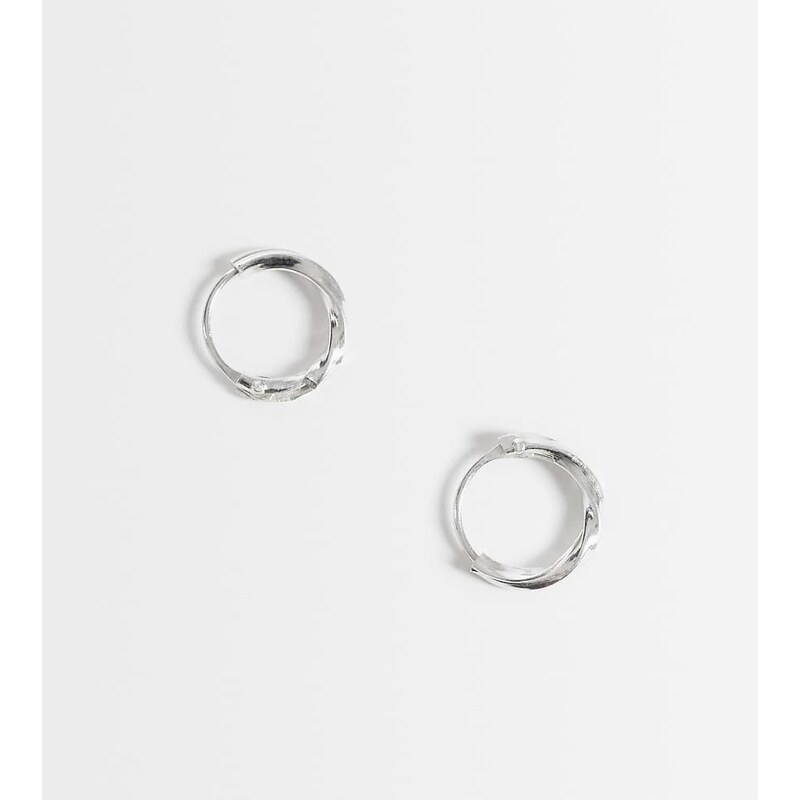 Kingsley Ryan 10mm twist hoops in sterling silver