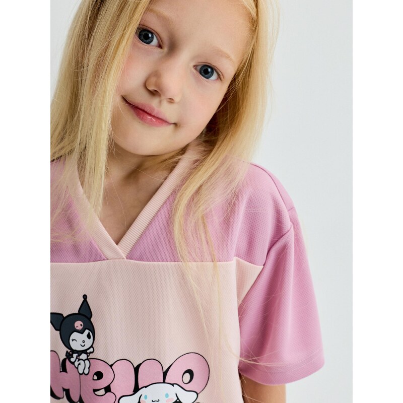 Sinsay - Tričko s potiskem Hello Kitty and Friends - vícebarevná