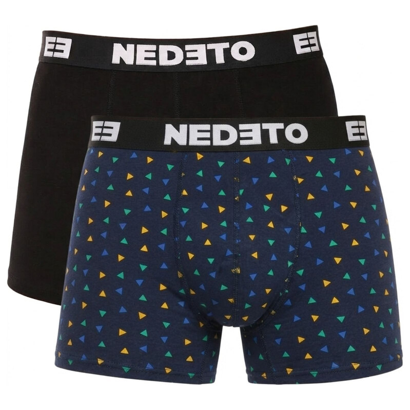 2PACK pánské boxerky Nedeto vícebarevné (2NBV17)