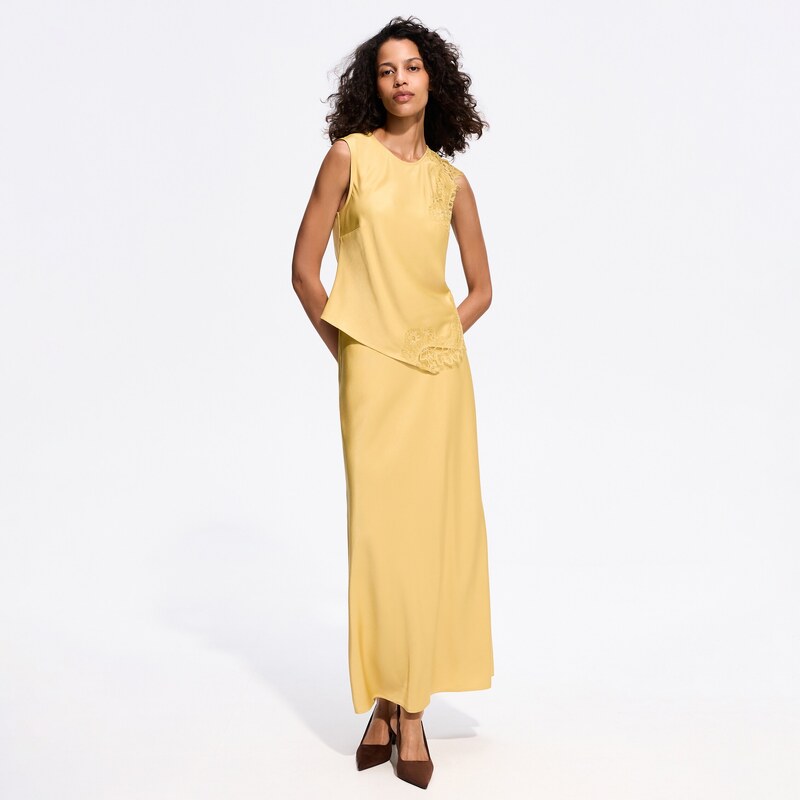 Reserved - LADIES` BLOUSE - žlutá