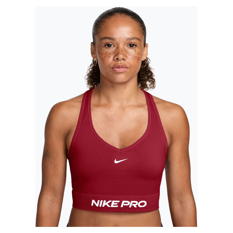 Tréninkové tílko Nike Pro Seamless tough red/white