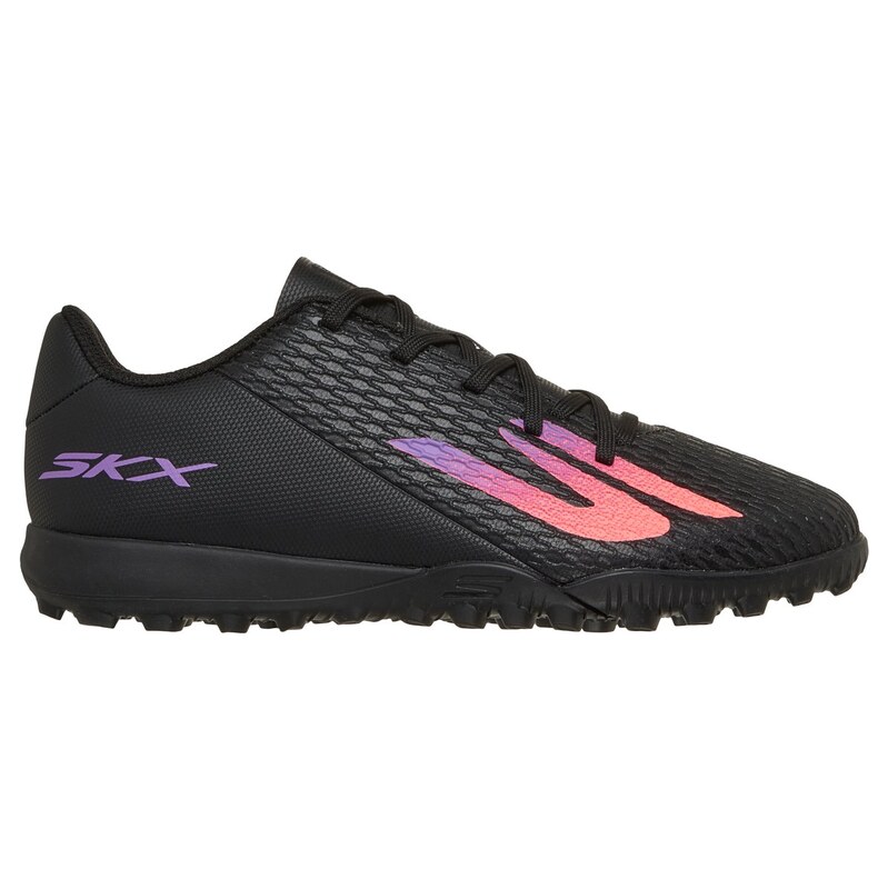 Skechers SKX_2 Jr Youth TF Shoes v Cerná/Fialový, Velikost 32