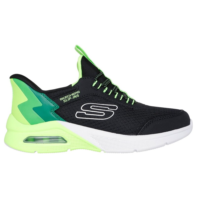 Skechers Chlapci Slip-ins: Microspec Max - Brisk-Stripe Shoes v