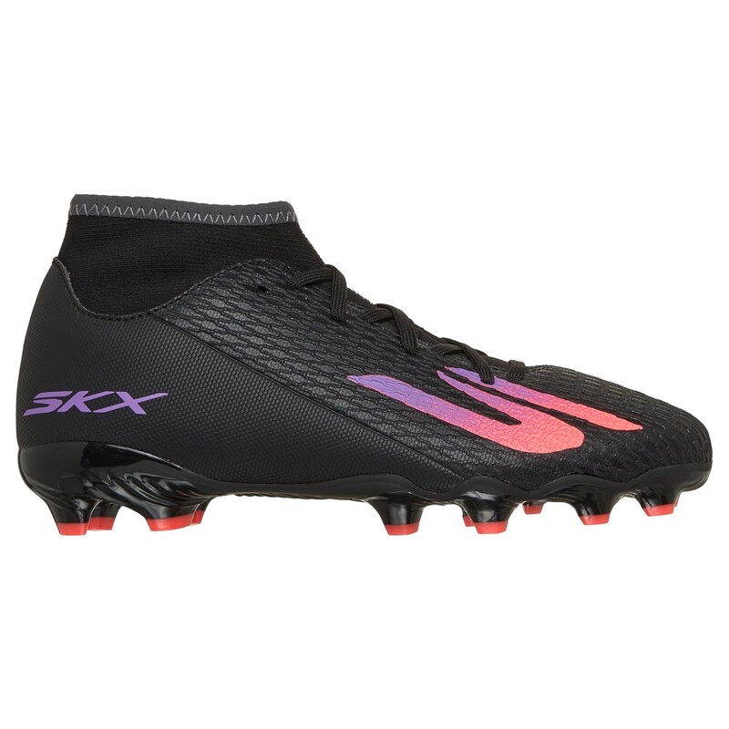 Skechers SKX_2 Jr High Youth MG Shoes v Cerná/Fialový, Velikost