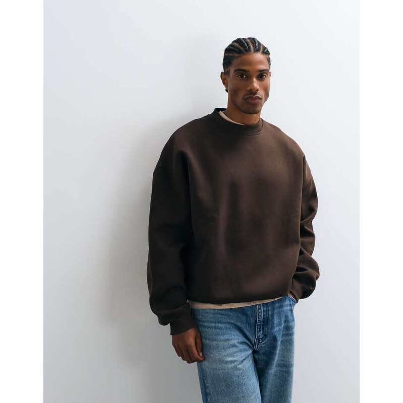 ASOS DESIGN extreme oversized sweatshirt in scuba-style fabric