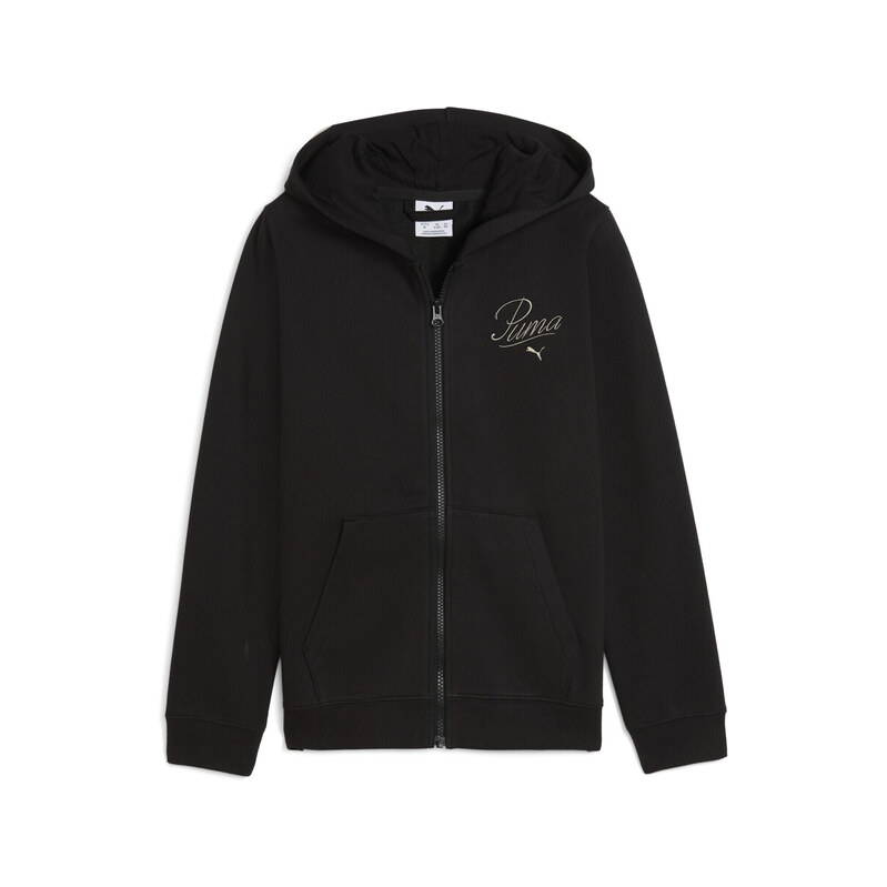 PUMA Dětská bunda na zip Essentials Script PUMA