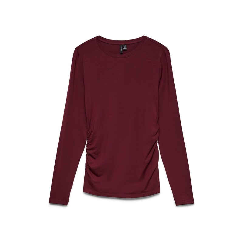 VERO MODA Tričko VMAva Sarah bordó