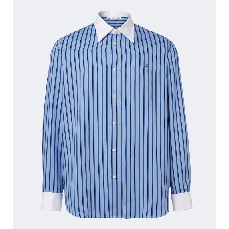 Acne Studios Striped satin twill shirt