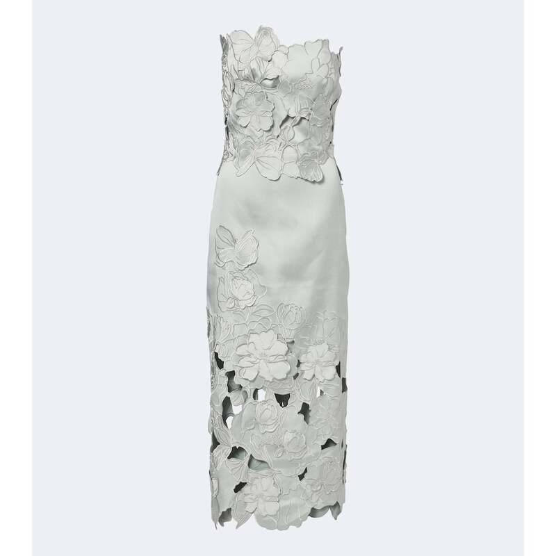 Costarellos Nikola guipure lace midi dress