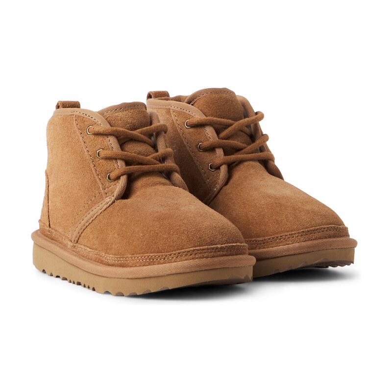 UGG Kids Shearling-lined suede boots