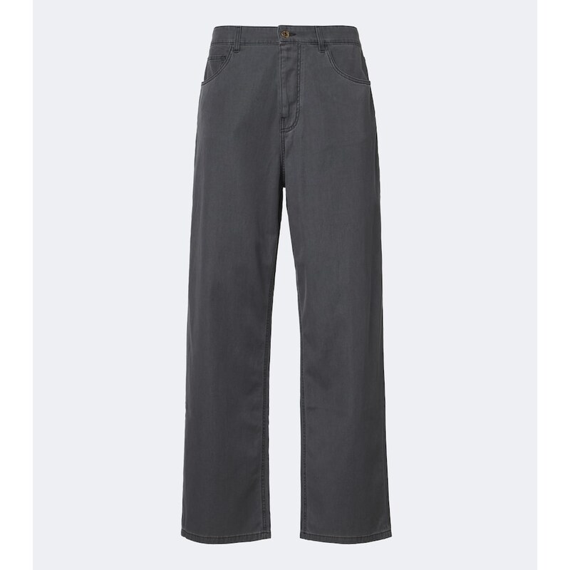 Miu Miu Chambray wide-leg pants