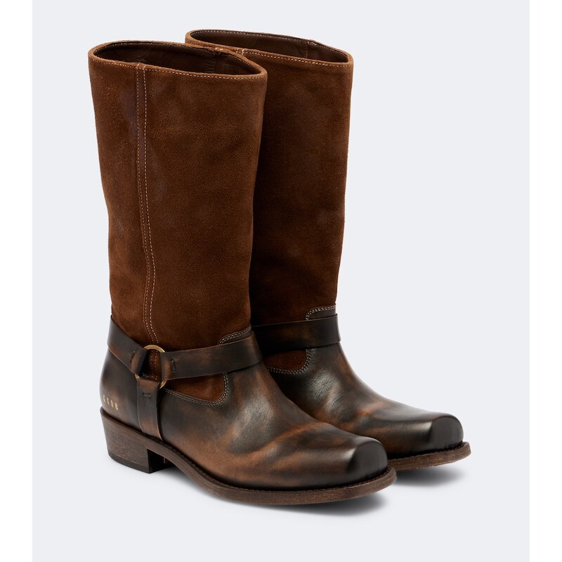 Golden Goose Biker leather mid-calf boots