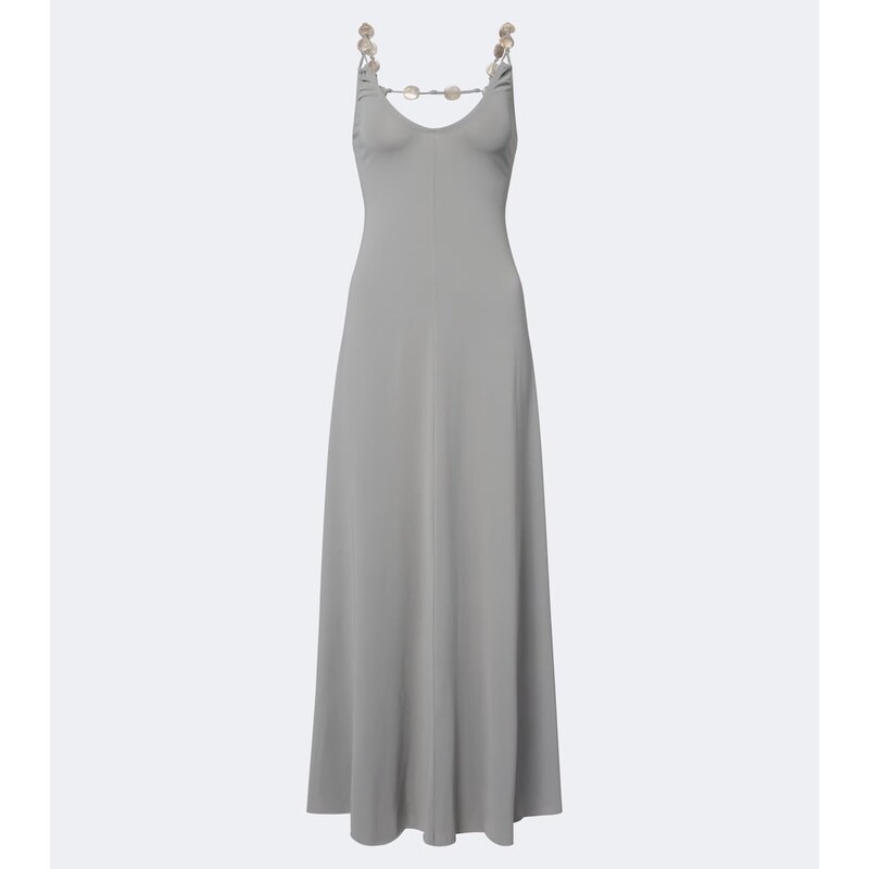 Eres Sculpturale embellished jersey maxi dress