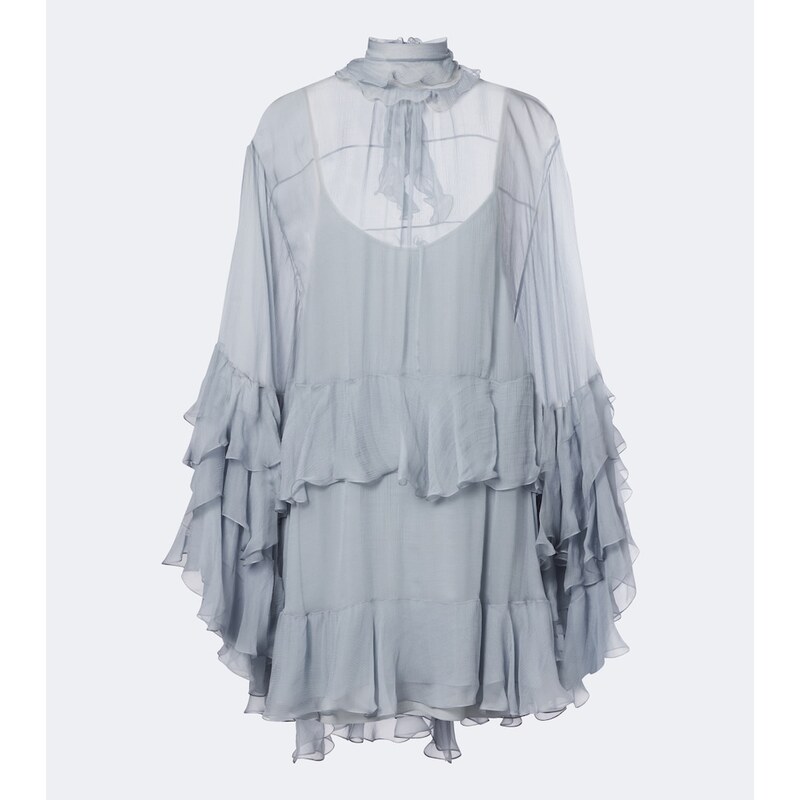 Chloe ChloÃ Ruffled muslin minidress