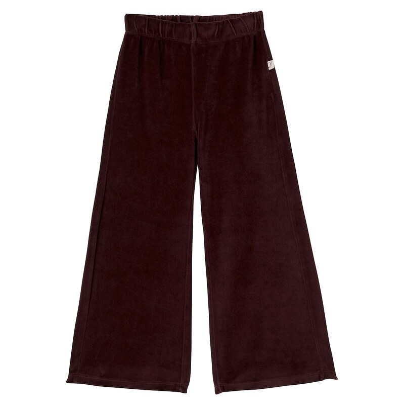 Cozmo Goi cotton-blend velvet wide-leg pants