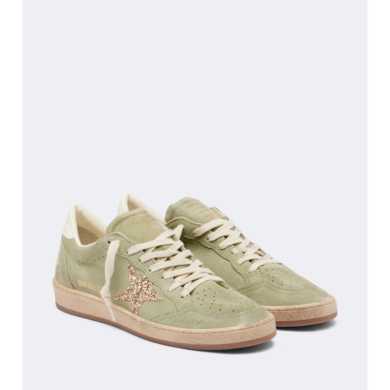 Golden Goose Ball Star glitter suede sneakers