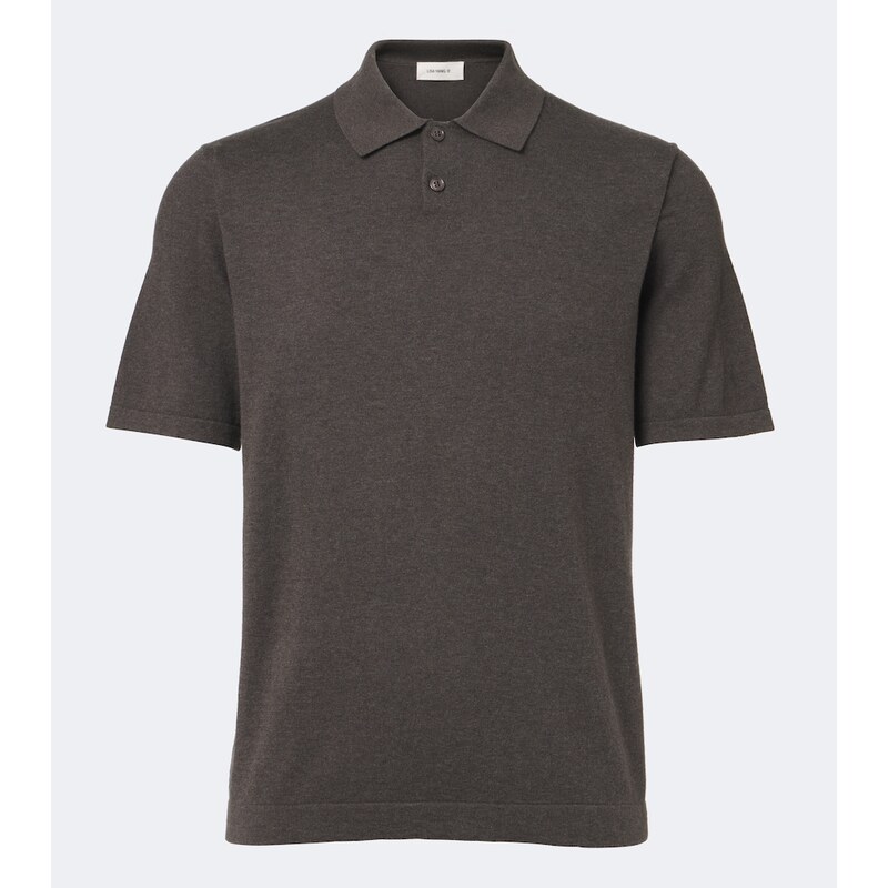 Lisa Yang Keir cotton and cashmere polo shirt