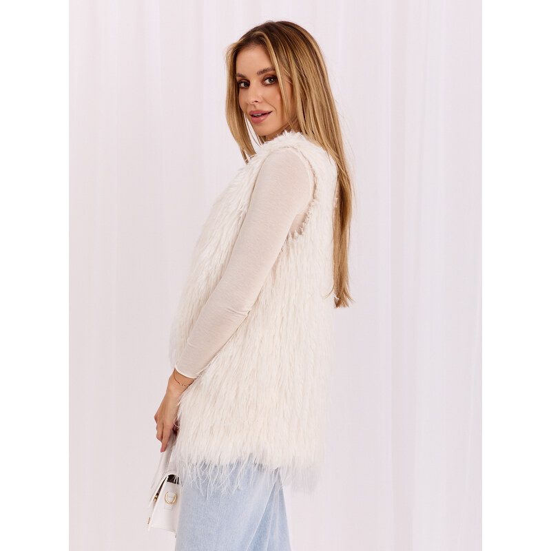 Wool Fashion Italia Dámská vesta AT-KZ-2349-1.80 Wool