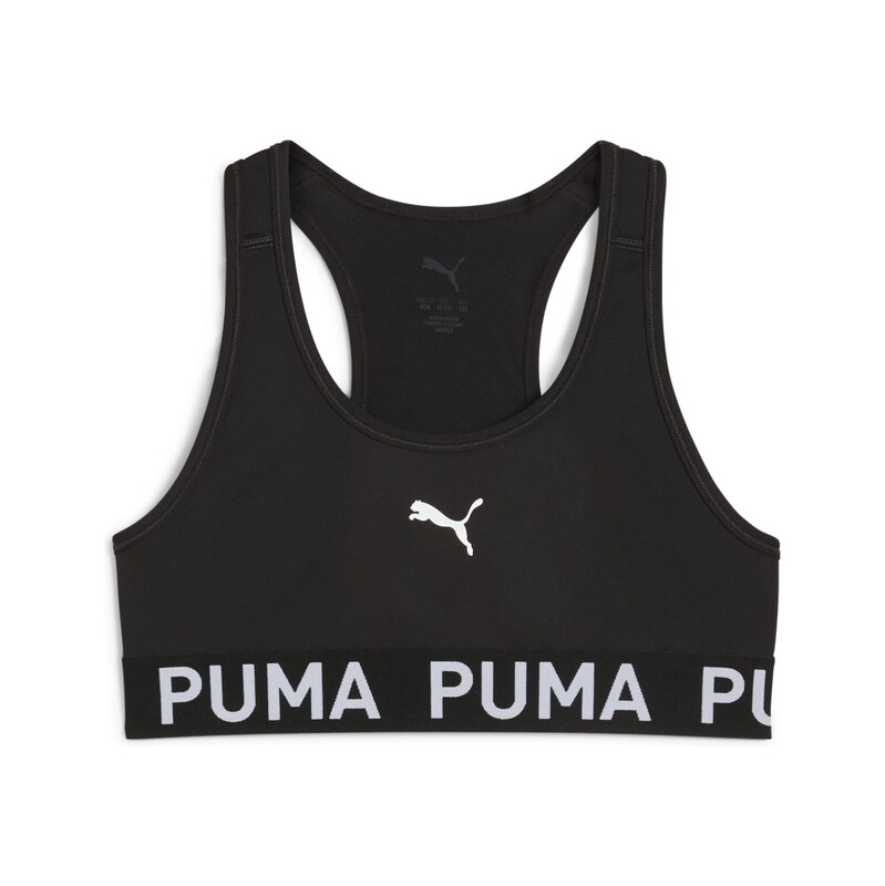 PUMA Podprsenka Strong černá / bílá