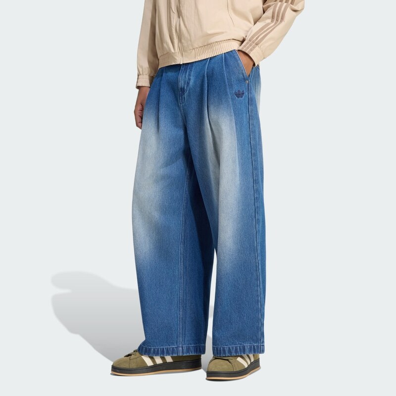 Adidas DŽÍNY MID-RISE WIDE LEG