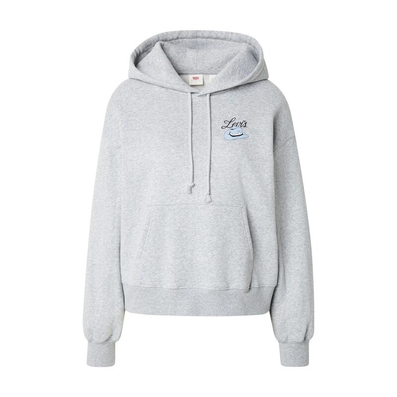 LEVIS  Mikina světlemodrá / světle šedá / černá