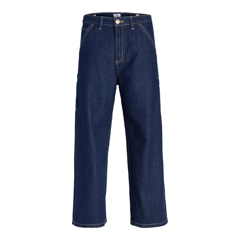 Jack & Jones Junior Džíny JJIALEX JJCARPENTER tmavě modrá