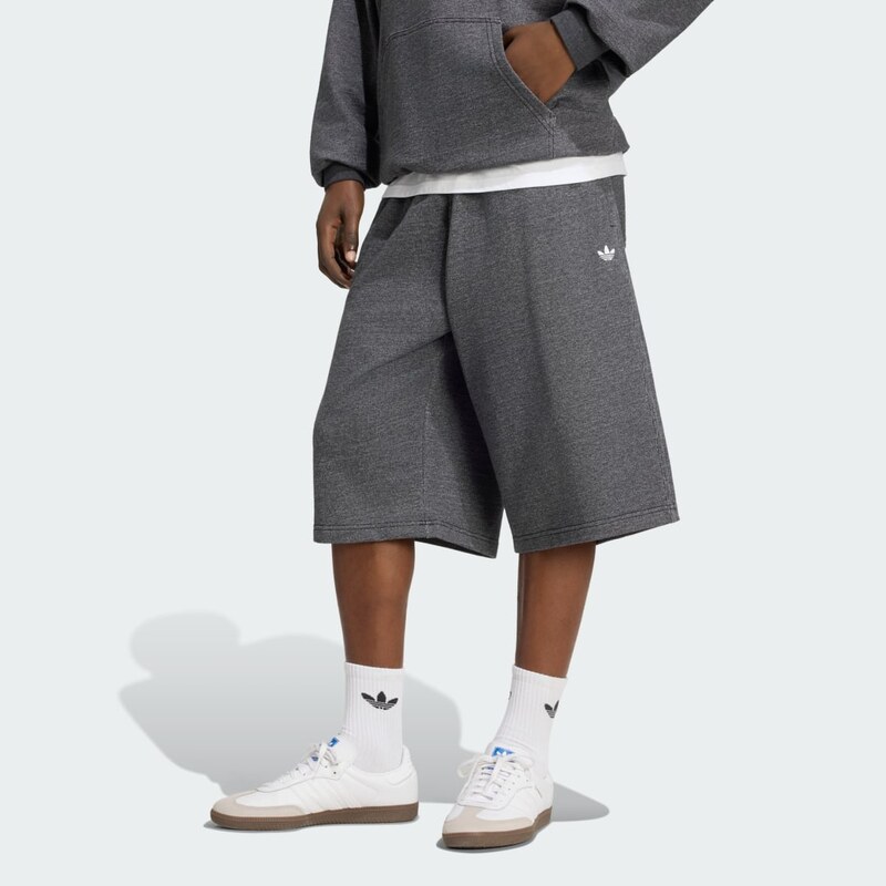 Adidas Šortky TREFOIL ESSENTIALS MELANGE 14INCH FRENCH TERRY