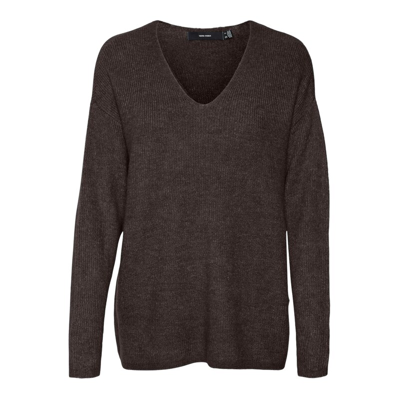 VERO MODA Svetr VMCREWLEFILE hnědá