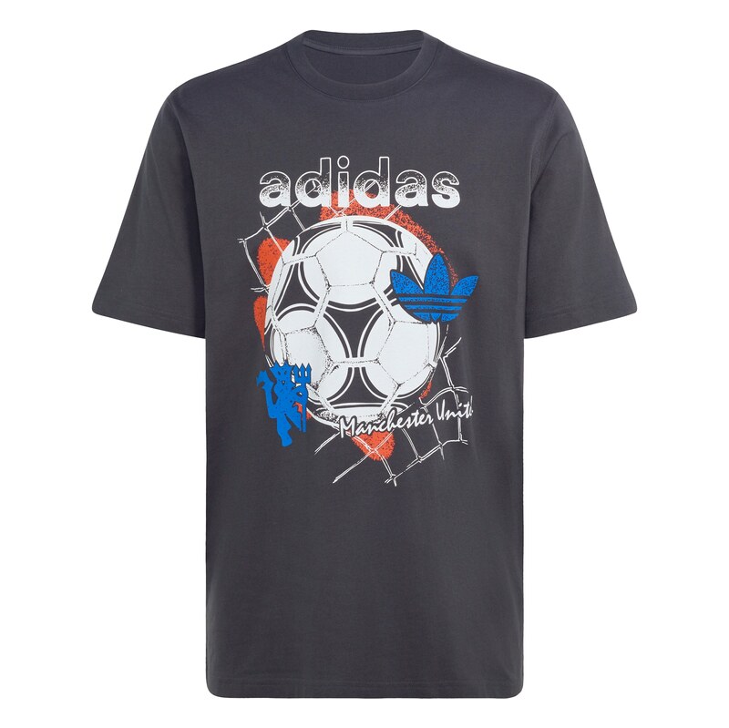 ADIDAS PERFORMANCE Funkční tričko MUFC modrá / světle červená /