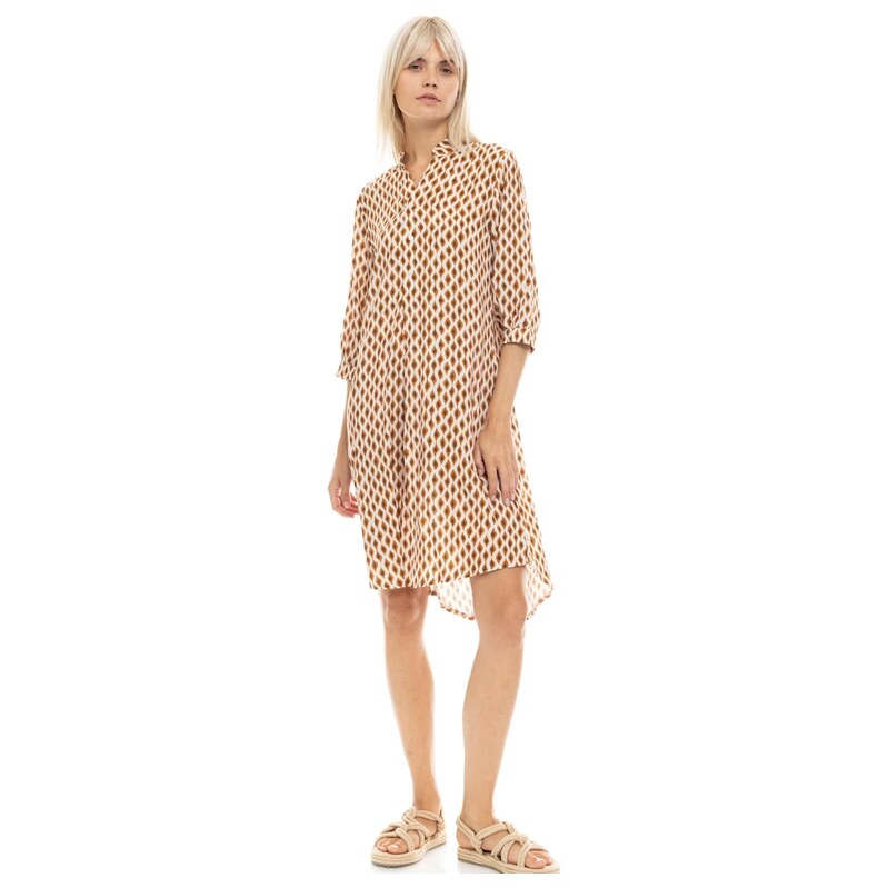 Pink Label Letní šaty BEACHWEAR SAFARI béžová