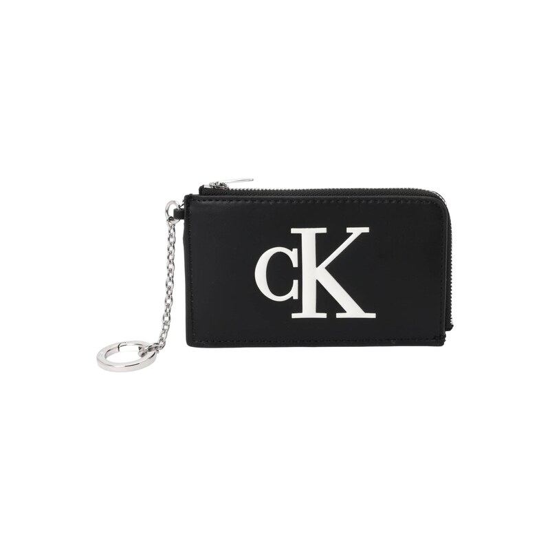 Calvin Klein Peněženka BOLD černá / stříbrná