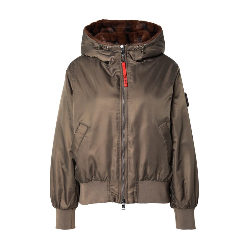 No. 1 Como Zimní bunda Trient hnědá / khaki