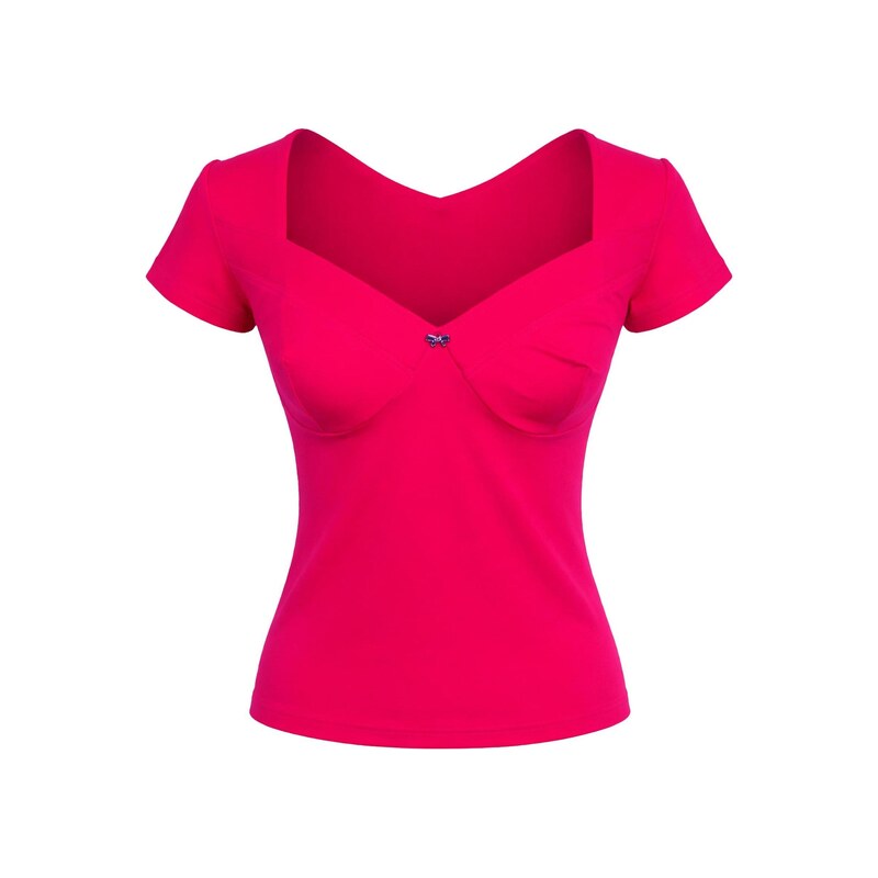 REGINA FASHION Tričko Sweetheart top červená
