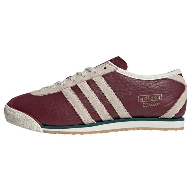 ADIDAS ORIGINALS Tenisky Italia 70s režná / burgundská červeň