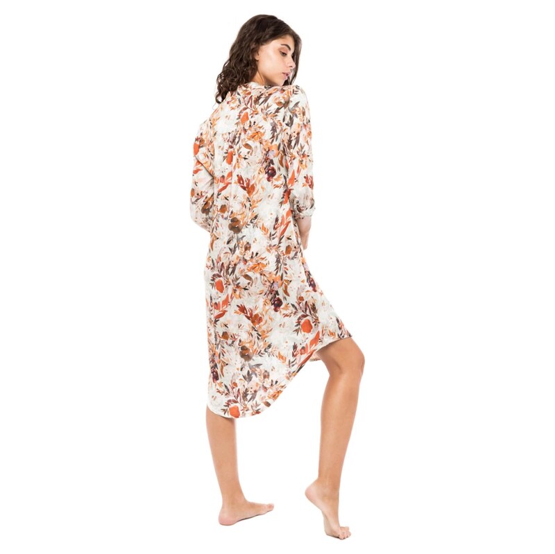 Pink Label Letní šaty BEACHWEAR MINT LEAF světle zelená