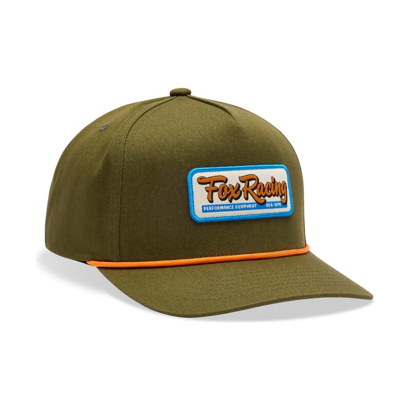 Pánská čepice Fox Equipped Snapback Hat - Olive Green