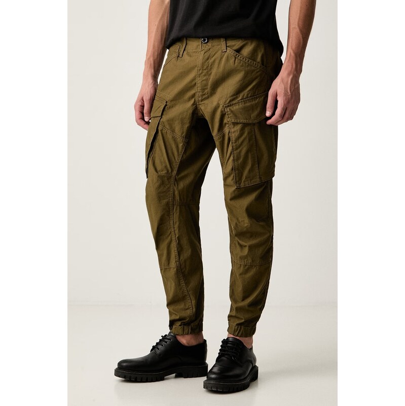 G-Star kalhoty pánské bavlněné Cargo 3d regular tapered cuffed