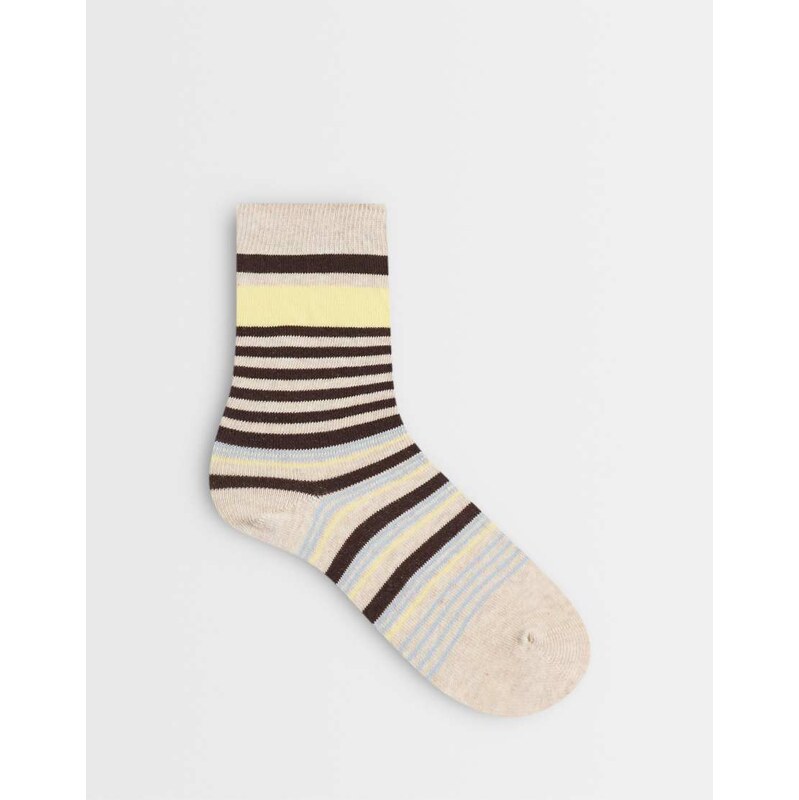 ASOS DESIGN striped pattern sock design in multi