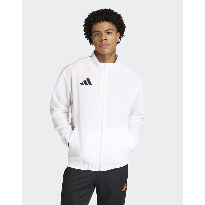 adidas performance Entrada26 presentation jacket in white /