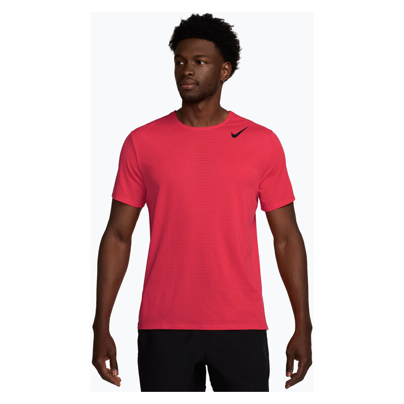 Pánské běžecké tričko Nike AeroSwift fusion red/black