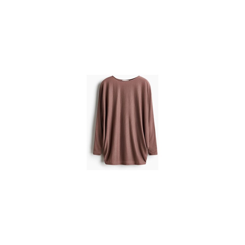 H&M - Batwing-sleeved top - Dark Mole