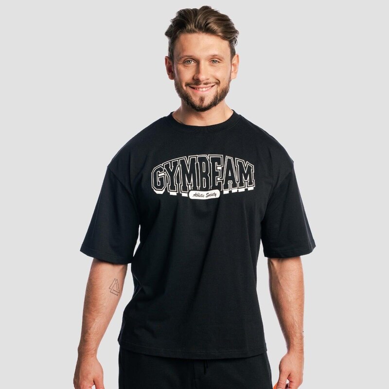GYMBEAM Pánské tričko oversized Athletic Society