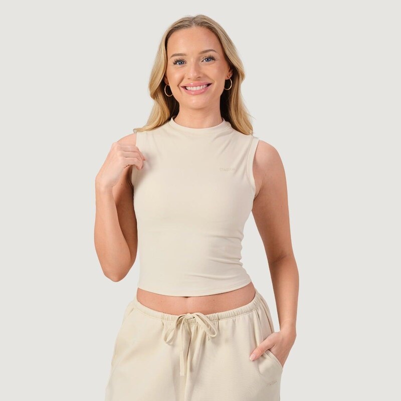 GYMBEAM Dámský top bez rukávů Turtleneck NEO
